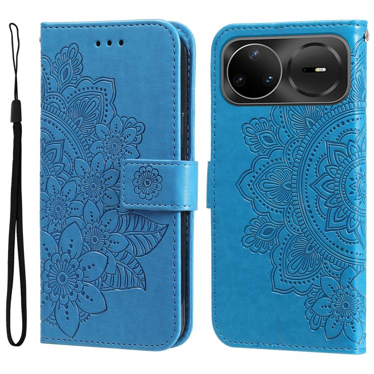 Seven-petal Flowers Embossing Leather Phone Case, For Huawei nova 16, For Huawei Enjoy 90 Pro Max 5G, For Huawei Enjoy 90 / Enjoy 90 Plus 5G, For Huawei Enjoy 80 Plus, For Huawei nova 15 Pro / nova 15 Ultra, For Huawei Mate 70 Air 5G                   ...