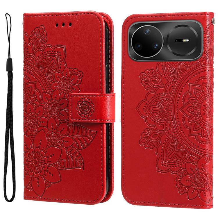 Seven-petal Flowers Embossing Leather Phone Case, For Huawei Enjoy 90 Pro Max 5G, For Huawei Enjoy 90 / Enjoy 90 Plus 5G, For Huawei Enjoy 80 Plus, For Huawei nova 15 Pro / nova 15 Ultra, For Huawei Mate 70 Air 5G, For Huawei nova 14 Lite              ...