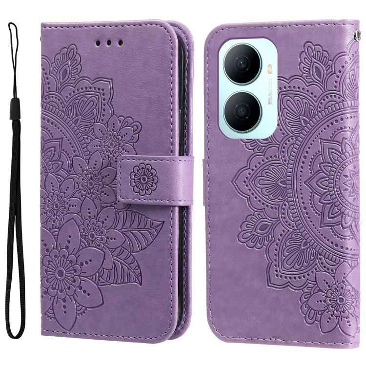 Seven-petal Flowers Embossing Leather Phone Case, For Huawei nova 16, For Huawei Enjoy 90 Pro Max 5G, For Huawei Enjoy 90 / Enjoy 90 Plus 5G, For Huawei Enjoy 80 Plus, For Huawei nova 15 Pro / nova 15 Ultra, For Huawei Mate 70 Air 5G                   ...