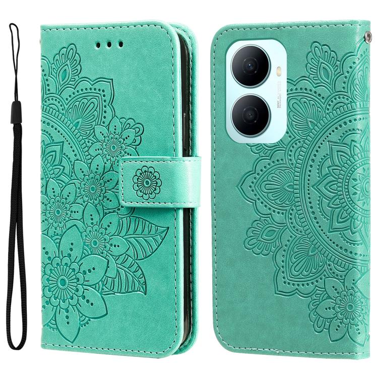 Seven-petal Flowers Embossing Leather Phone Case, For Huawei nova 16, For Huawei Enjoy 90 Pro Max 5G, For Huawei Enjoy 90 / Enjoy 90 Plus 5G, For Huawei Enjoy 80 Plus, For Huawei nova 15 Pro / nova 15 Ultra, For Huawei Mate 70 Air 5G                   ...
