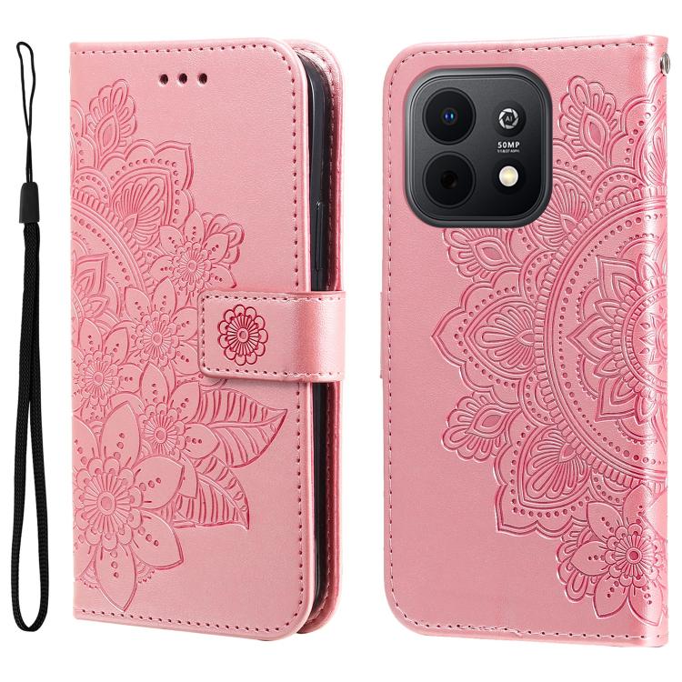 Seven-petal Flowers Embossing Leather Phone Case, For Huawei nova 16, For Huawei Enjoy 90 Pro Max 5G, For Huawei Enjoy 90 / Enjoy 90 Plus 5G, For Huawei Enjoy 80 Plus, For Huawei nova 15 Pro / nova 15 Ultra, For Huawei Mate 70 Air 5G                   ...