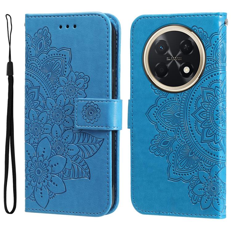 Seven-petal Flowers Embossing Leather Phone Case, For Huawei nova 16, For Huawei Enjoy 90 Pro Max 5G, For Huawei Enjoy 90 / Enjoy 90 Plus 5G, For Huawei Enjoy 80 Plus, For Huawei nova 15 Pro / nova 15 Ultra, For Huawei Mate 70 Air 5G                   ...