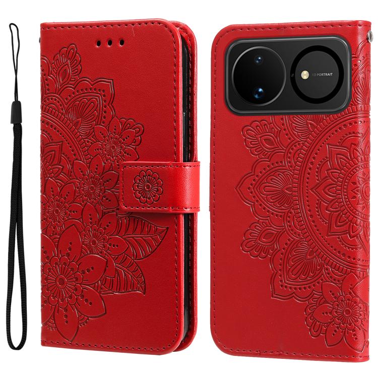 Seven-petal Flowers Embossing Leather Phone Case, For Huawei nova 16, For Huawei Enjoy 90 Pro Max 5G, For Huawei Enjoy 90 / Enjoy 90 Plus 5G, For Huawei Enjoy 80 Plus, For Huawei nova 15 Pro / nova 15 Ultra, For Huawei Mate 70 Air 5G                   ...