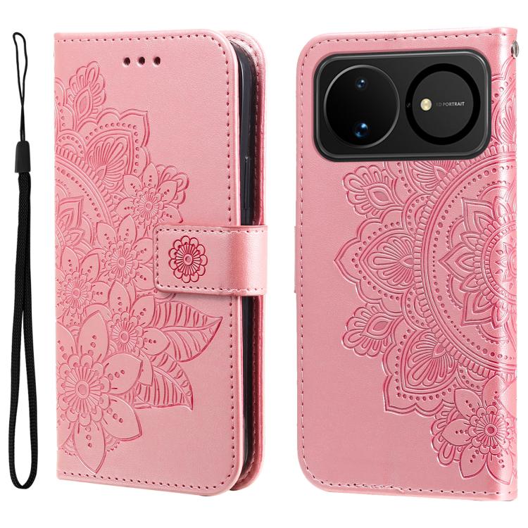 Seven-petal Flowers Embossing Leather Phone Case, For Huawei nova 16, For Huawei Enjoy 90 Pro Max 5G, For Huawei Enjoy 90 / Enjoy 90 Plus 5G, For Huawei Enjoy 80 Plus, For Huawei nova 15 Pro / nova 15 Ultra, For Huawei Mate 70 Air 5G                   ...