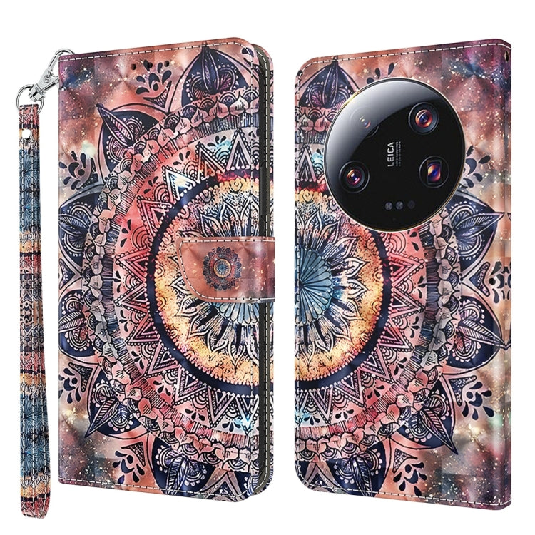 3D Painted Pattern Leather Phone Case, For Xiaomi Redmi Note 13 Pro+, For Xiaomi Redmi Note 13 Pro 5G, For Xiaomi 13T Pro, For Xiaomi 13 Ultra