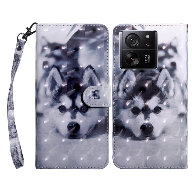 3D Painted Pattern Leather Phone Case, For Xiaomi Redmi Note 13 Pro+, For Xiaomi Redmi Note 13 Pro 5G, For Xiaomi 13T Pro, For Xiaomi 13 Ultra