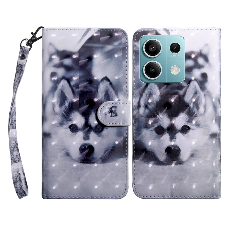 3D Painted Pattern Leather Phone Case, For Xiaomi Redmi A3, For Xiaomi Redmi Note 13 4G, For Xiaomi Redmi Note 13 5G, For Xiaomi Redmi 13C
