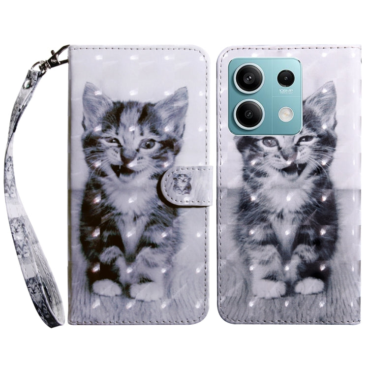 3D Painted Pattern Leather Phone Case, For Xiaomi Redmi A3, For Xiaomi Redmi Note 13 4G, For Xiaomi Redmi Note 13 5G, For Xiaomi Redmi 13C