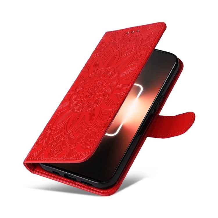 Embossed Sunflower Leather Phone Case, For Realme GT Neo 5 5G / GT3