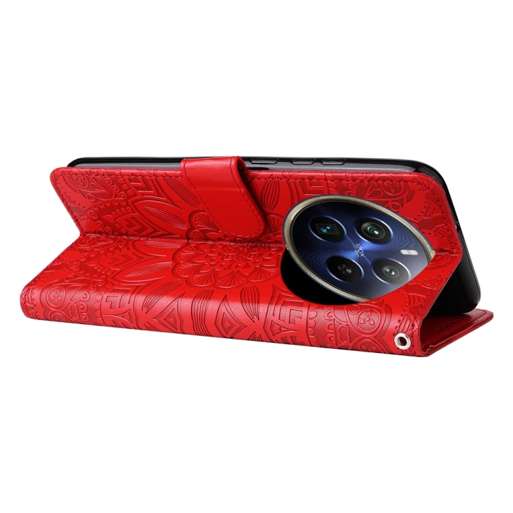 Embossed Sunflower Leather Phone Case, For Realme 12 Pro+, For Realme C67 4G Global, For Realme C67 Global / 11 5G Taiwan Version, For Realme 11 4G Global, For Realme C53 / Narzo N53, For Realme 11, For Realme 11 Pro / 11 Pro+, For Realme C65 4G       ...