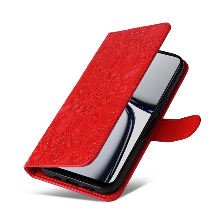 Embossed Sunflower Leather Phone Case, For Realme C65 4G, For Realme C55, For Realme GT Neo 5 5G / GT3