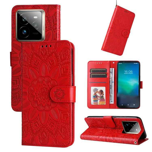 Embossed Sunflower Leather Phone Case, For Realme GT 7 Pro, For Realme 13+, For Realme 13 Pro / 13 Pro+ / P1 Pro Global, For Realme GT 6 / GT Neo6 SE, For Realme C63 / C61  / Note 60, For Realme 12 5G, For Realme 12+, For Realme 12 Pro+                ...