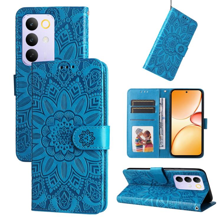 Embossed Sunflower Leather Phone Case, For Realme 16 Pro+ 5G, For Realme 16 Pro 5G, For Realme 15x 5G India / Realme C85 5G, For Realme C85 Pro 4G, For Realme 15T 5G, For Realme Narzo 80 Lite 4G / C71 India, For Realme 15 5G / Realme 15 Pro 5G         ...