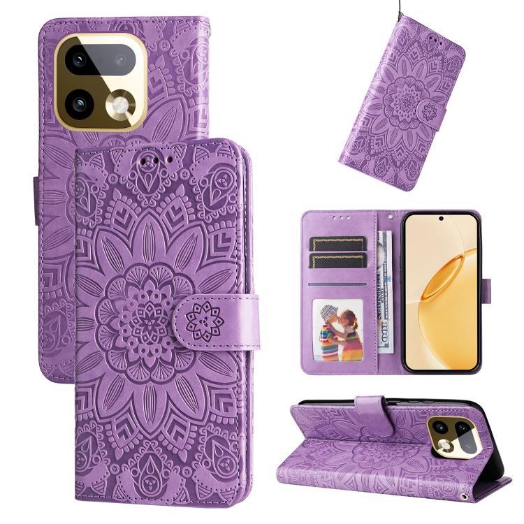 Embossed Sunflower Leather Phone Case, For Realme 16 Pro+ 5G, For Realme 16 Pro 5G, For Realme 15x 5G India / Realme C85 5G, For Realme C85 Pro 4G, For Realme 15T 5G, For Realme Narzo 80 Lite 4G / C71 India, For Realme 15 5G / Realme 15 Pro 5G         ...