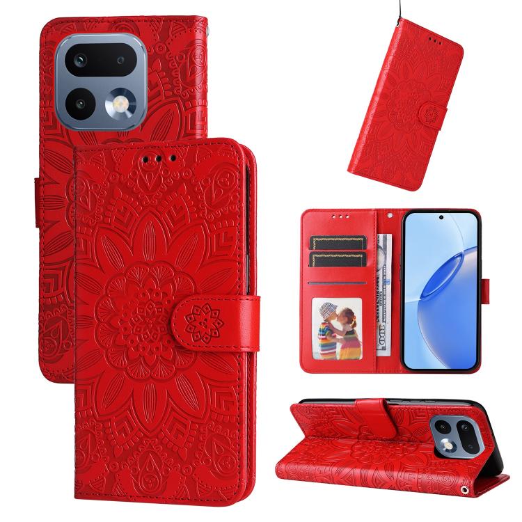Embossed Sunflower Leather Phone Case, For Realme 16 Pro+ 5G, For Realme 16 Pro 5G, For Realme 15x 5G India / Realme C85 5G, For Realme C85 Pro 4G, For Realme 15T 5G, For Realme Narzo 80 Lite 4G / C71 India, For Realme 15 5G / Realme 15 Pro 5G         ...