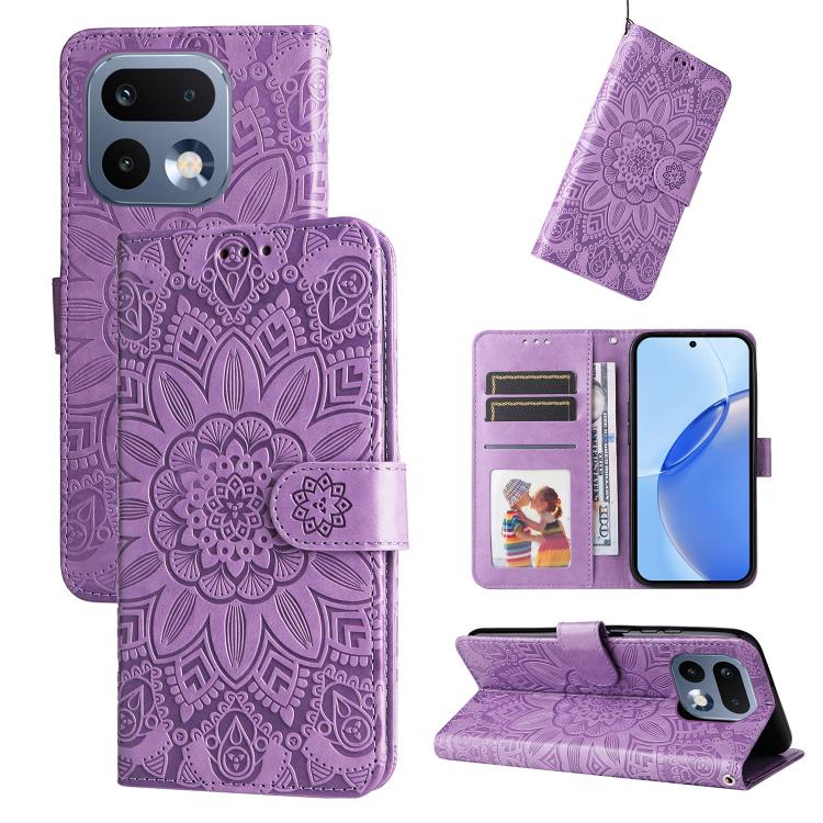 Embossed Sunflower Leather Phone Case, For Realme 16 Pro+ 5G, For Realme 16 Pro 5G, For Realme 15x 5G India / Realme C85 5G, For Realme C85 Pro 4G, For Realme 15T 5G, For Realme Narzo 80 Lite 4G / C71 India, For Realme 15 5G / Realme 15 Pro 5G         ...
