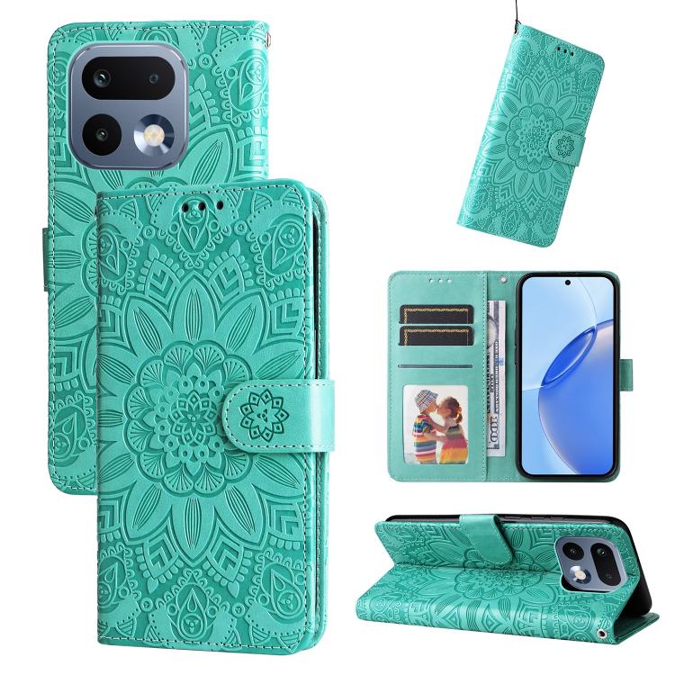 Embossed Sunflower Leather Phone Case, For Realme 16 Pro+ 5G, For Realme 16 Pro 5G, For Realme 15x 5G India / Realme C85 5G, For Realme C85 Pro 4G, For Realme 15T 5G, For Realme Narzo 80 Lite 4G / C71 India, For Realme 15 5G / Realme 15 Pro 5G         ...