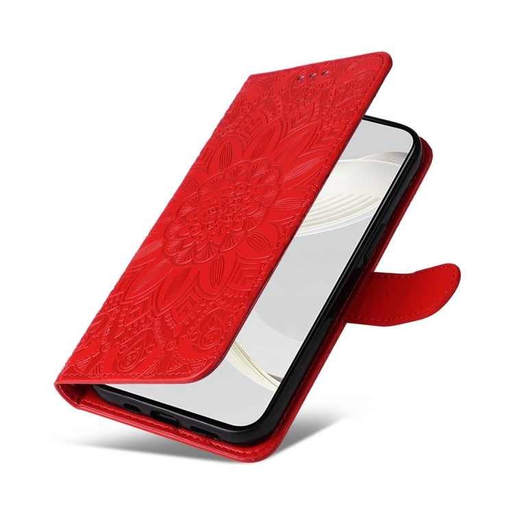 Embossed Sunflower Leather Phone Case, For Huawei nova 11 Pro, For Huawei nova 11