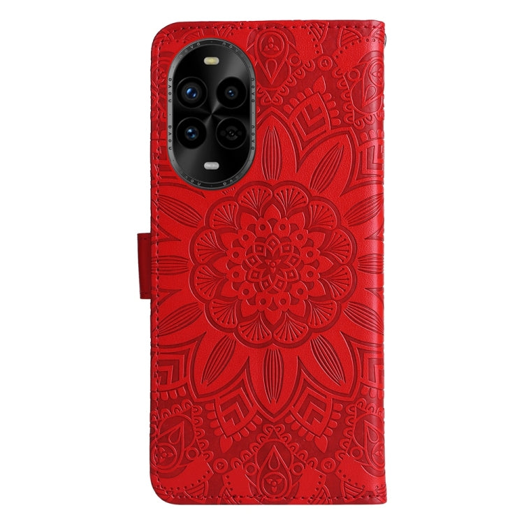 Embossed Sunflower Leather Phone Case, For Huawei nova 13 Pro, For Huawei nova 13 / nova 12, For Huawei Enjoy 70 Pro, For Huawei Enjoy 70, For Huawei nova 11 SE, For Huawei nova 12 Pro, For Huawei Mate 60, For Huawei Mate 60 Pro, For Huawei nova 11 Pro