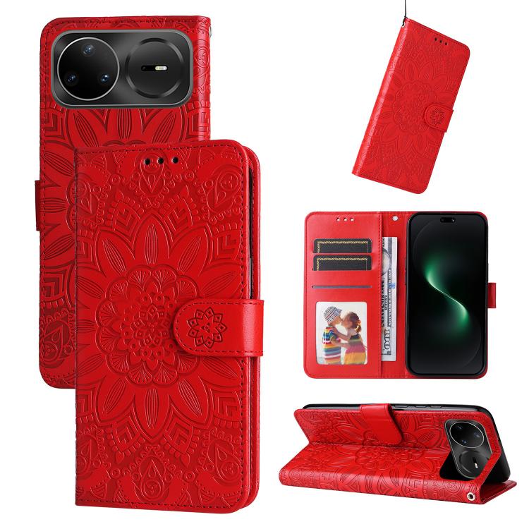 Embossed Sunflower Leather Phone Case, For Huawei nova 16, For Huawei Enjoy 90 Pro Max 5G, For Huawei Enjoy 90 / Enjoy 90 Plus 5G, For Huawei Enjoy 80 Plus, For Huawei nova 15 Pro / nova 15 Ultra, For Huawei Mate 70 Air 5G, For Huawei nova 14 Lite     ...