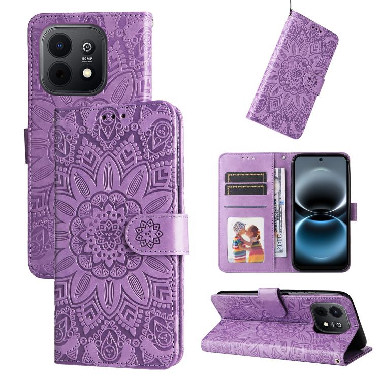 Embossed Sunflower Leather Phone Case, For Huawei nova 16, For Huawei Enjoy 90 Pro Max 5G, For Huawei Enjoy 90 / Enjoy 90 Plus 5G, For Huawei Enjoy 80 Plus, For Huawei nova 15 Pro / nova 15 Ultra, For Huawei Mate 70 Air 5G, For Huawei nova 14 Lite     ...