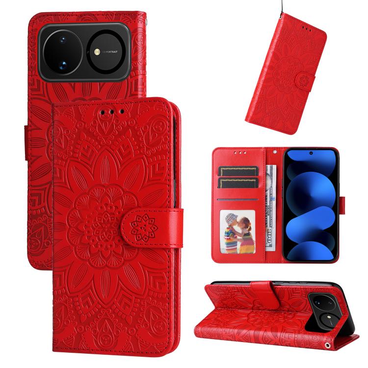 Embossed Sunflower Leather Phone Case, For Huawei nova 16, For Huawei Enjoy 90 Pro Max 5G, For Huawei Enjoy 90 / Enjoy 90 Plus 5G, For Huawei Enjoy 80 Plus, For Huawei nova 15 Pro / nova 15 Ultra, For Huawei Mate 70 Air 5G, For Huawei nova 14 Lite     ...