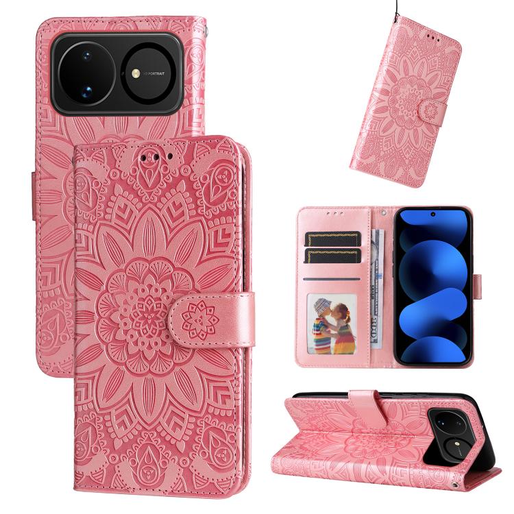 Embossed Sunflower Leather Phone Case, For Huawei nova 16, For Huawei Enjoy 90 Pro Max 5G, For Huawei Enjoy 90 / Enjoy 90 Plus 5G, For Huawei Enjoy 80 Plus, For Huawei nova 15 Pro / nova 15 Ultra, For Huawei Mate 70 Air 5G, For Huawei nova 14 Lite     ...