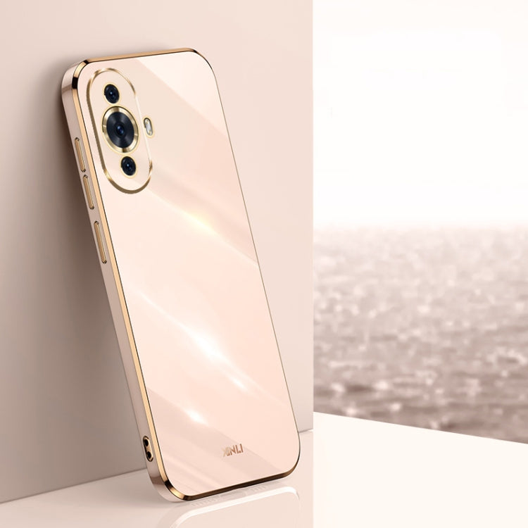 XINLI Straight Edge 6D Electroplate TPU Phone Case, For Huawei nova 12, For Huawei Maimang 20, For Huawei Enjoy 60X, For Huawei nova 11 Pro, For Huawei nova 11, For Huawei P60 Art