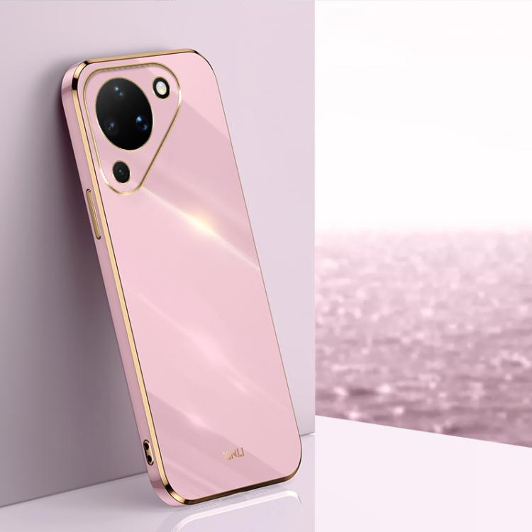 XINLI Straight Edge 6D Electroplate TPU Phone Case, For Huawei Pura 90 Pro Max 5G, For Huawei Pura 90 Pro 5G, For Huawei Pura 90 5G, For Huawei Mate 80 Pro Max, For Huawei Mate 80, For Huawei Mate 70 Air