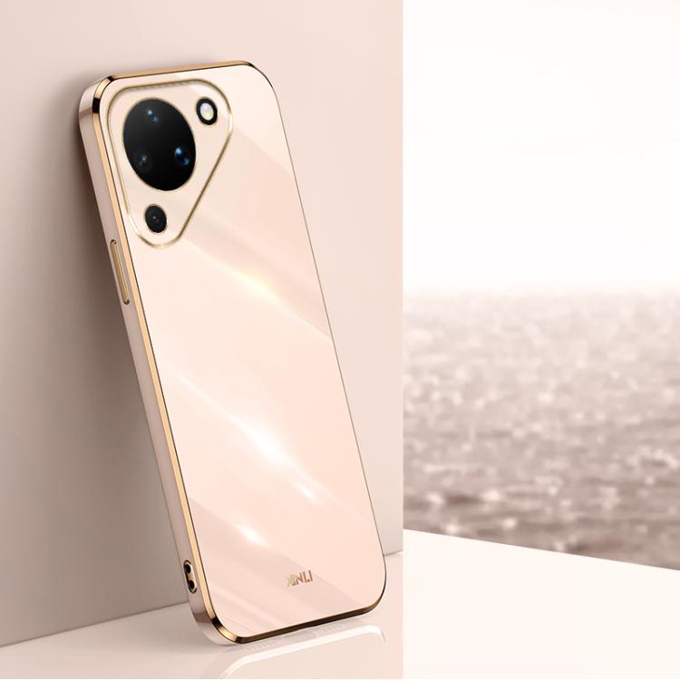 XINLI Straight Edge 6D Electroplate TPU Phone Case, For Huawei Pura 90 Pro Max 5G, For Huawei Pura 90 Pro 5G, For Huawei Pura 90 5G, For Huawei Mate 80 Pro Max, For Huawei Mate 80, For Huawei Mate 70 Air