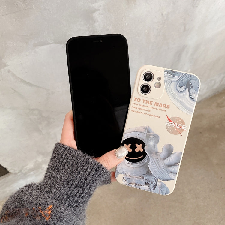 Martian Astronaut Pattern Shockproof Phone Case