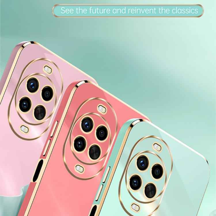 XINLI Straight Edge 6D Electroplate TPU Phone Case with Ring Holder, For Huawei Nova 14 Ultra, For Huawei Nova 14 Pro, For Huawei Nova 14, For Huawei Enjoy 80, For Huawei Mate 70 Pro / 70 Pro+, For Huawei Mate 70