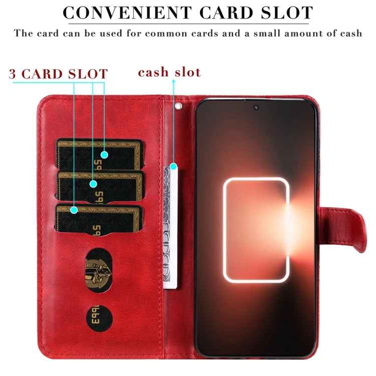 Fashion Calf Texture Zipper Leather Phone Case, For Realme GT Neo 5 5G / GT3