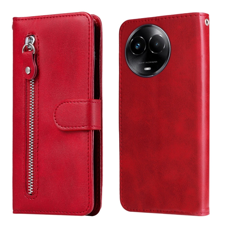 Fashion Calf Texture Zipper Leather Phone Case, For Realme 12 Pro+, For Realme C67 4G Global, For Realme C67 5G / 11 5G Taiwan Version, For Realme 11 4G Global, For Realme C53 / Narzo N53, For Realme 11, For Realme 11 Pro / 11 Pro+, For Realme C65 4G  ...