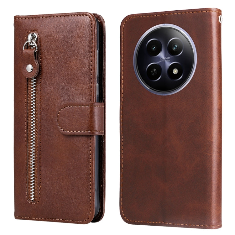 Fashion Calf Texture Zipper Leather Phone Case, For Realme 14 Pro+ Global, For Realme 14 Pro Global, For Realme GT 7 Pro, For Realme 13+, For Realme 13 Pro / 13 Pro+ / P1 Pro Global, For Realme GT 6 / GT Neo6 SE, For Realme C63 / C61  / Note 60        ...
