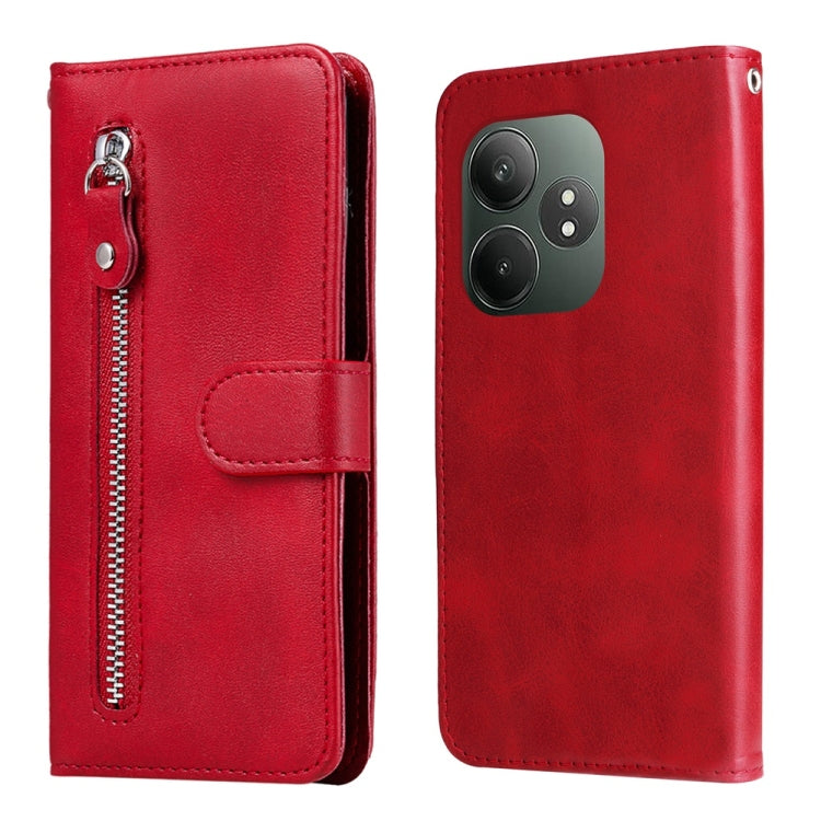 Fashion Calf Texture Zipper Leather Phone Case, For Realme 14 Pro+ Global, For Realme 14 Pro Global, For Realme GT 7 Pro, For Realme 13+, For Realme 13 Pro / 13 Pro+ / P1 Pro Global, For Realme GT 6 / GT Neo6 SE, For Realme C63 / C61  / Note 60        ...