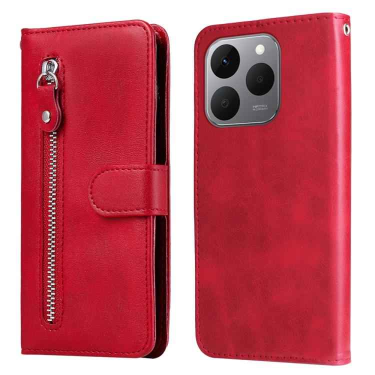 Fashion Calf Texture Zipper Leather Phone Case, For Realme 15x 5G India / Realme C85 5G, For Realme C85 Pro 4G, For Realme 15T 5G, For Realme Narzo 80 Lite 4G / C71 India, For Realme 15 5G / Realme 15 Pro 5G, For Realme C71 4G / C75 4G / 5G / 14x      ...