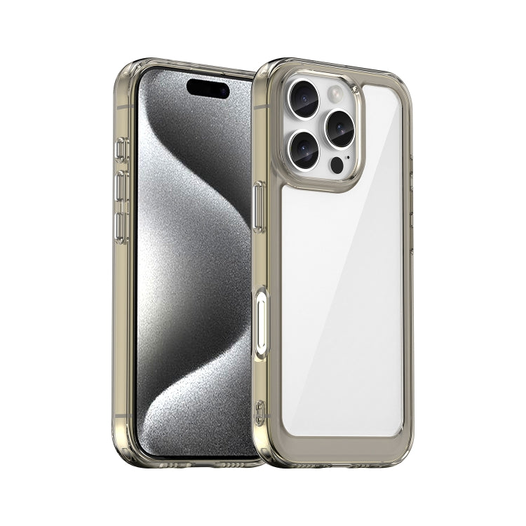 Colorful Series Acrylic + TPU Phone Case, For iPhone 17e / 16e, For iPhone 16 Pro Max, For iPhone 16 Pro, For iPhone 16 Plus, For iPhone 16, For iPhone 15 Pro Max, For iPhone 15 Pro, For iPhone 15 Plus