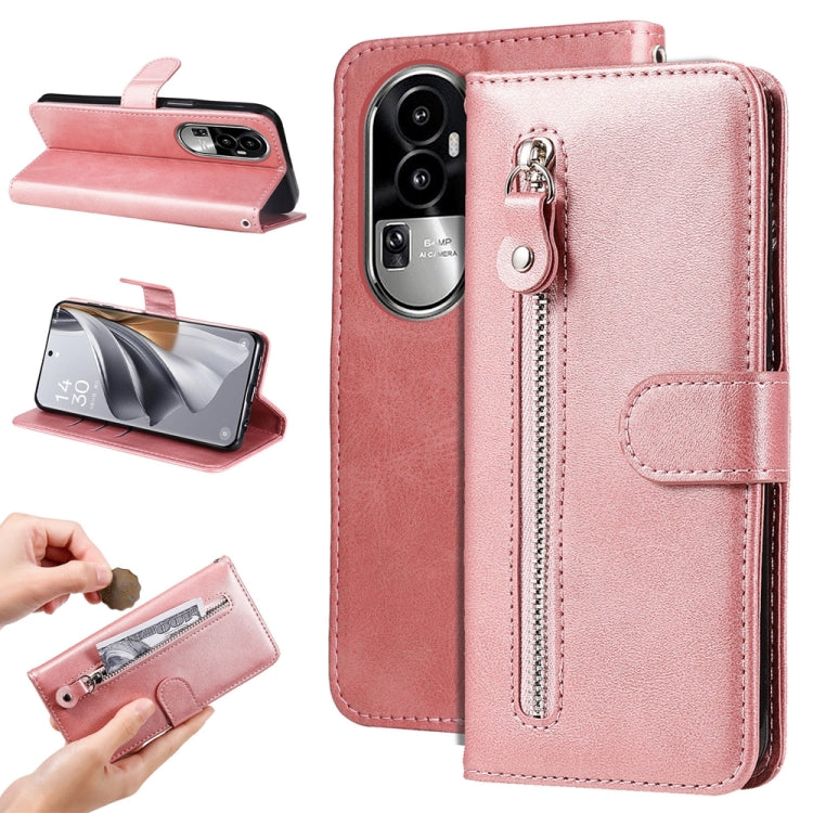 Fashion Calf Texture Zipper Leather Phone Case, For OPPO A58 4G, For OPPO Reno10 5G / Reno10 Pro 5G Global, For OPPO A78 4G, For OPPO Find X8 Pro, For OPPO A79 5G