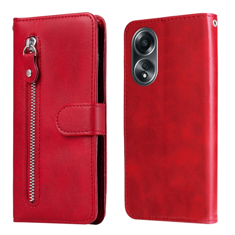 Fashion Calf Texture Zipper Leather Phone Case