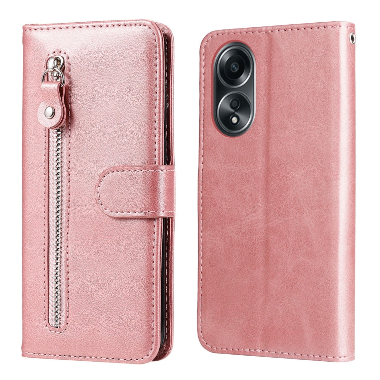 Fashion Calf Texture Zipper Leather Phone Case