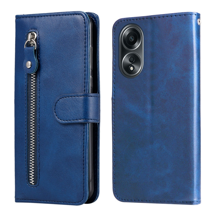 Fashion Calf Texture Zipper Leather Phone Case