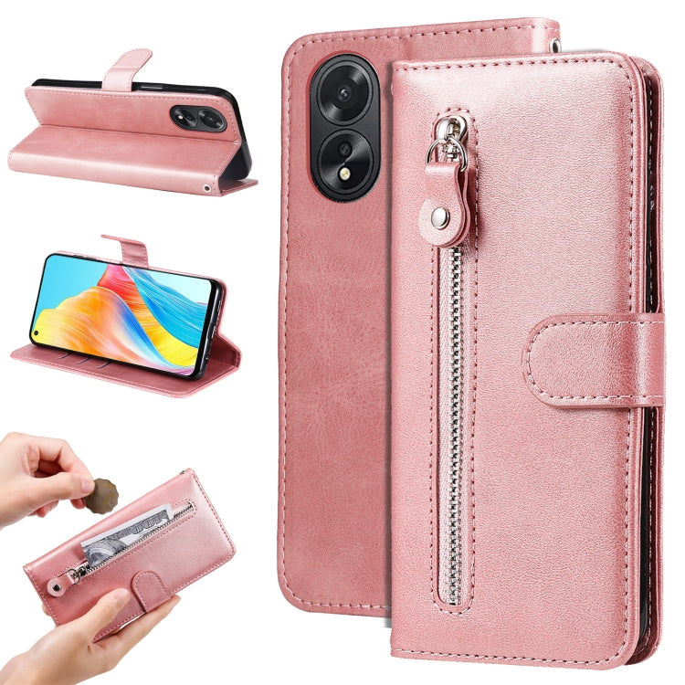 Fashion Calf Texture Zipper Leather Phone Case