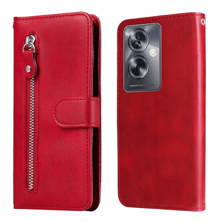 Fashion Calf Texture Zipper Leather Phone Case