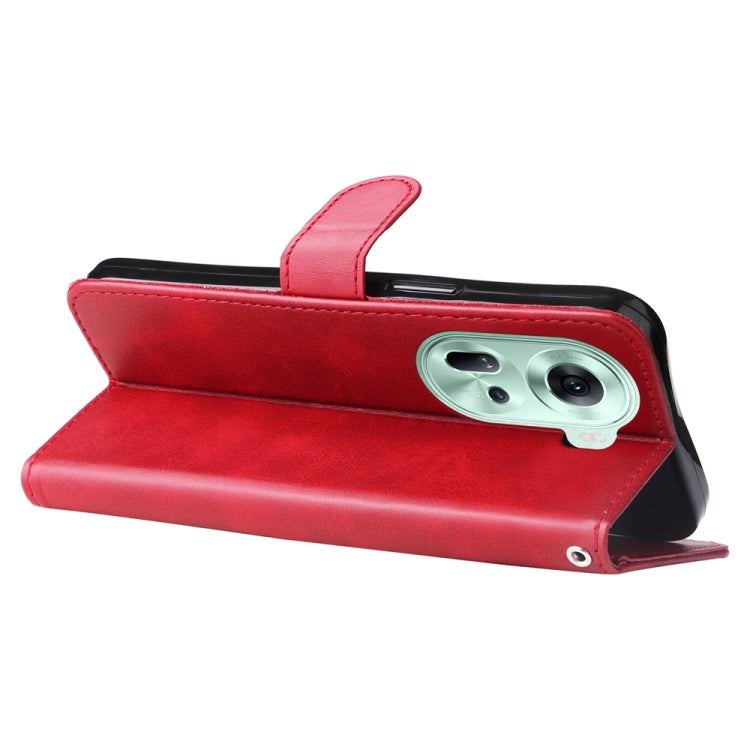Fashion Calf Texture Zipper Leather Phone Case