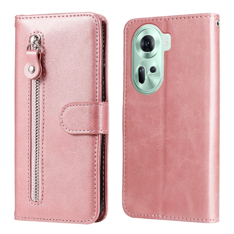 Fashion Calf Texture Zipper Leather Phone Case