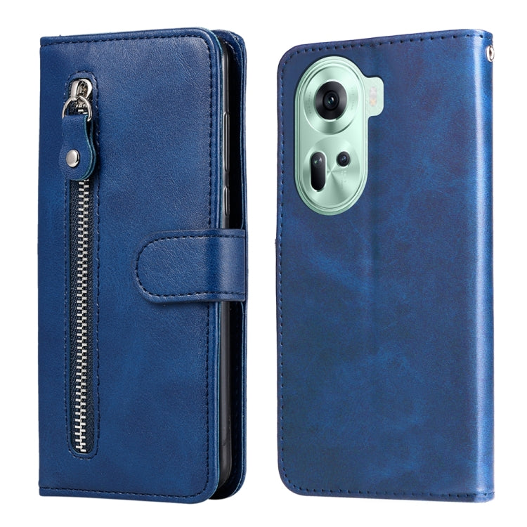 Fashion Calf Texture Zipper Leather Phone Case