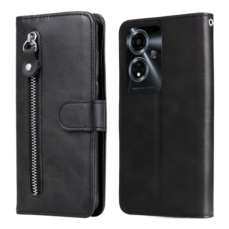Fashion Calf Texture Zipper Leather Phone Case