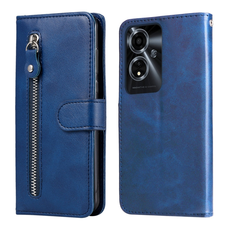 Fashion Calf Texture Zipper Leather Phone Case