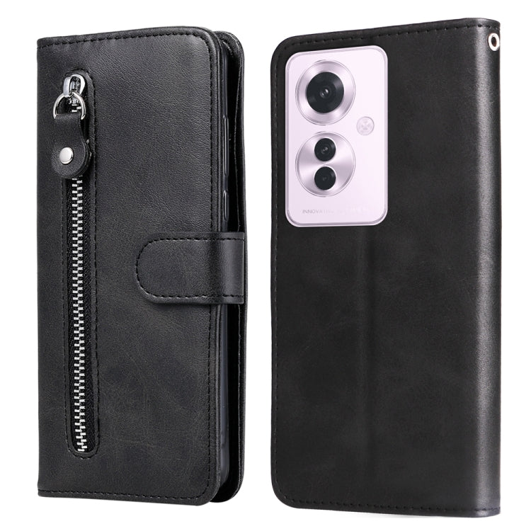 Fashion Calf Texture Zipper Leather Phone Case, For OPPO Reno12 5G Global, For OPPO K12x, For OPPO A60 4G Global, For OPPO K12, For OPPO A3 Pro 5G, For OPPO Reno11 F Global / F25 Pro Global, For OPPO Reno11 5G Global, For OPPO A59 5G / A2m             ...